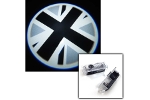 Door Puddle LED Lights Black Jack Fits MINI Cooper Models