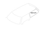 Window Replacement glass OEM Rear Left - MINI Cooper & S