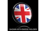 Dome Style 3 Magnetic Badge - Uk Flag