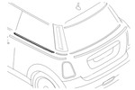 Mini Cooper Trim Insert Rear Sides OEM Gen2 Hardtop