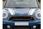 Mini Cooper Hood Stripes White pair OEM Gen3 Countryman