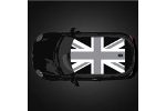 Mini Cooper Roof Graphics Decal Black Jack OEM Gen3 4-Door