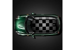 Mini Cooper Roof Graphics Decal Checkered in Grey OEM Gen3 4-Door