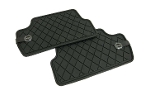 Floor Mat Set Rear All-weather Black OEM | Gen3 MINI Cooper &amp; S Hatchback (2014&plus;)