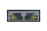 Mini Cooper Floor Mats All Weather Rear Green OEM Gen3 Convertible