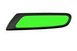 Mini Cooper Side Marker Insert Mini Ray Green OEM Gen3 thru 2021