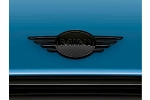 Mini Cooper Black Front Wings Emblem Badge OEM Gen3 Countryman from 2017+