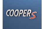 Mini Cooper Rear 'Cooper S' Emblem Badge OEM Gen3 Countryman