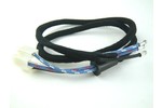 Austin Mini wiring harness headlamp braided wire and braided sleeve