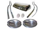 Classic Mini exterior chrome accessory kit