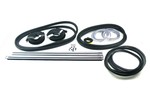 Classic Mini Window Rubber Kit For Roll Up Windows