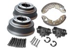 Classic Mini big drum brake kit for the rear of all Minis