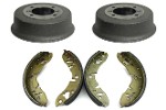 Brake Drums &amp; Shoe Kit Twin Leading | Classic Mini