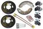 Brake Shoe Upgrade Kit Single to Twin Leading | Classic Mini