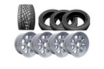 Classic Mini Minilite Style 6x13 Inch Wheels & Yokohama A539 Tires