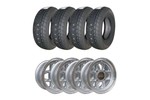 Classic Mini Set Of 4 Mamba 5x10 Inch Wheels & Falken 165/70-10 Tires