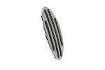 Stainless Dead Pedal Insert OEM Each - Cooper & S Gen1