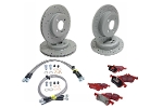 STAGE 2 BRAKE KIT DRILLED STREET EBC RED - COOPER & S