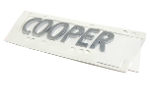 OEM 'Cooper' Rear Exterior Emblem MINI Cooper Non-S Gen1