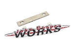 OEM 'Works' Front Exterior Emblem MINI Cooper S JCW Gen1