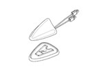 Mini Cooper Antenna Shark Fin Nav Oem 2002-2004
