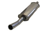 Austin Mini Rear Muffler 2.25' Diameter Center Exit Mild Steel