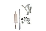 Austin Mini Exhaust Rc40 Center Exit Std Bore With Lcb Manifold