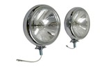 Chrome 5 inch Classic Driving Lights pair | Fits New MINI, Classic Mini, Sprite, Morris.