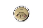 Classic Mini Smiths Voltmeter 52mm Magnolia Face