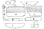 Silver Brocade Interior Panel Kit - Mk.i Cooper - Brocade