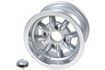 6&quot;x10&quot; Wheel Minilite-style Silver Diamond-cut | Classic Mini