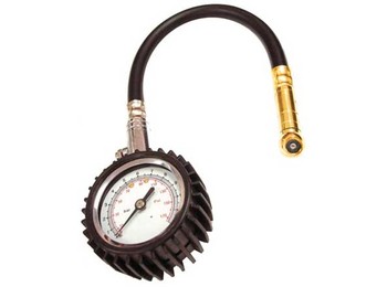 Tire Pressure Gauge With Flex Hose