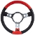Classic Mini Mountney Black & Red Vinyl Steering Wheel 13 Inch Semi Dished Classic Mini Mountney Black & Red Vinyl Steering Wheel 13 Inch Semi Dished