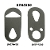 Classic Mini MK1 cooper tail lamp light sedan gasket set (2 pc) Classic Mini MK1 cooper tail lamp light sedan gasket set (2 pc)
