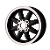 Matte Black 5 X 12 Rose Petal Wheel | Classic Mini