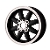 Matte Black 5 X 12 Rose Petal Wheel | Classic Mini Matte Black 5 X 12 Rose Petal Wheel | Classic Mini