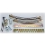 Classic Austin Mini Oil Cooler Braided Hose Kit Classic Austin Mini Oil Cooler Braided Hose Kit