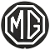 Steering Boss MG Logo Badge Black & Silver | MG Midget Steering Boss MG Logo Badge Black & Silver | MG Midget