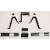 Classic Austin Mini Black Boot Board Bracket Kit Saloons 1980 - 2000 Classic Austin Mini Black Boot Board Bracket Kit Saloons 1980 - 2000