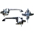 Classic Mini MKIII & MIV 3-Piece Exterior Chrome Handle Kit Classic Mini MKIII & MIV 3-Piece Exterior Chrome Handle Kit