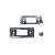 DOOR LOCK SURROUND SILVER METAL MkIII on (pair)