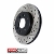 SportStop Performance Brake Rotor Drilled Slotted Front Left MINI Cooper S R55 R56 R57 R58 R59 Gen2