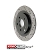 SportStop Performance Brake Rotor Drilled Slotted Cryo Rear Left MINI Cooper Cooper S R55 R56 R57 R58 R59