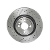 Mini Cooper JCW Front Brake Rotor Drilled Slotted each from Brembo Gen2 R55-R59 Mini Cooper JCW Front Brake Rotor Drilled Slotted each from Brembo Gen2 R55-R59