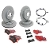 EBC RED BRAKE MAINTENANCE KIT MINI Cooper Non-S R55 R56 R57 Gen2 2007-2010