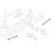 Mini Clubman Rear Door Gas Pressurized Shock Oem Gen2 R55 Mini Clubman Rear Door Gas Pressurized Shock Oem Gen2 R55