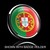 Part No. G2NMX4630 - Dome Style 3 Magnetic Mini Cooper Badge - Portugal Flag Dome Style 3 Magnetic Mini Cooper Badge - Portugal Flag