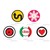 Mini Cooper Vinyl Badge Decal Various A 4.25 inch Mini Cooper Vinyl Badge Decal Various A 4.25 inch