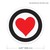 Part No. G2NMX4863 - Round Gographic 4.25 Dia Vinyl Badge Each - Heart 102 Round Gographic 4.25 Dia Vinyl Badge Each - Heart 102
