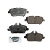 Mini Cooper Front Brake Pads Value Line Gen3 F56 F55 F57 Cooper non-S from 2020